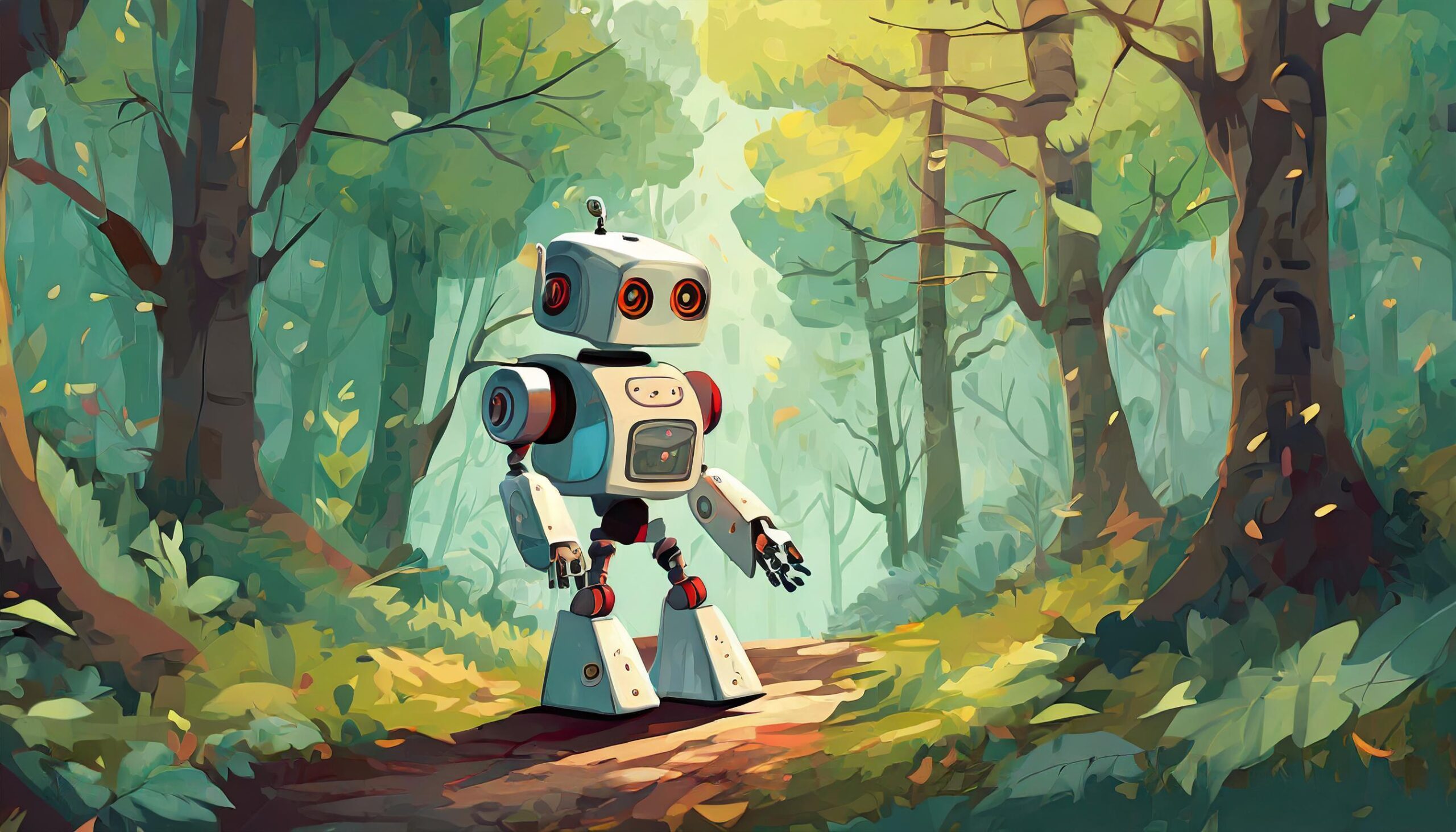 Firefly A robot taking a walk in the woods 72211